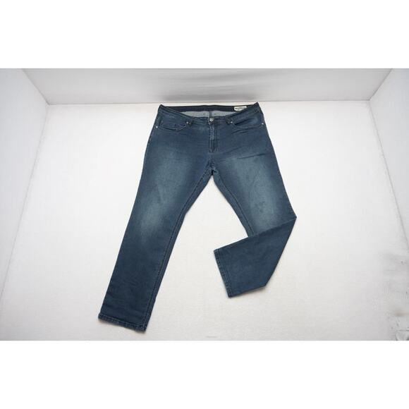 Buffalo David Bitton Axel Buckle Slim Straight Stretch Denim Jeans Mens 38 x 30 - Picture 2 of 8